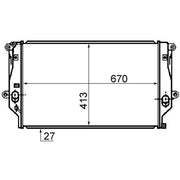 Mahle Engine Radiator fits Toyota Rav 4 III 2005-2013 2.2