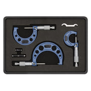 Sealey Micrometer Set 3pc Metric AK9651M Sealey - Dynamic Drive