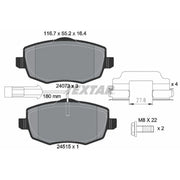Textar Brake Pad Set 2407304