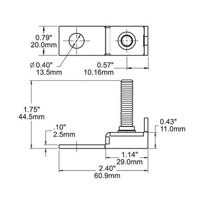 Blue Sea Terminal Fuse Block 1 Stud Blue Sea Systems - Dynamic Drive