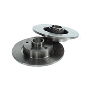 Bosch 2 x Solid Brake Discs fits Renault Grand Scénic III 2009-2016