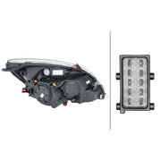 Hella Headlight Headlamp H7/H1 Left fits Opel Meriva B 2010-2017 1.3 1.4 1.6 1.7