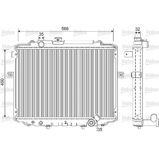 Valeo Engine Radiator 733227