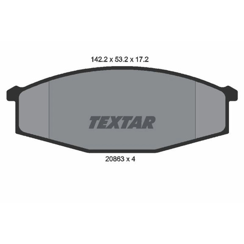 Textar Front Brake Pad Set 2086301