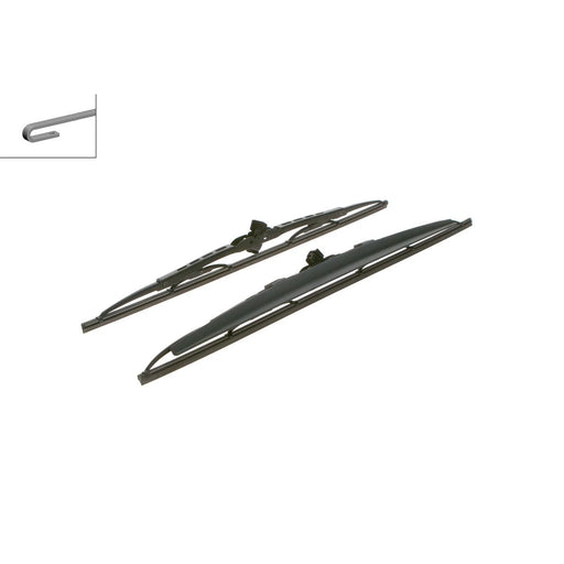 Bosch Front & Rear Super Plus Wiper Blade Set fits Subaru Forester 2004-2012