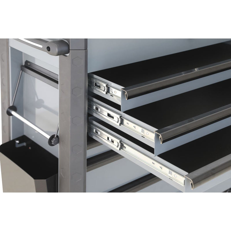Superline Pro Tool Trolley 6 Drawer - Grey AP366G Superline Pro - Dynamic Drive
