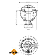 NRF Thermostat,Coolant 725209