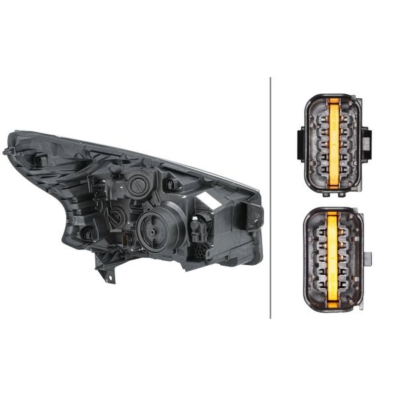 Hella Headlight Headlamp PY21W Left 1LE 011 565-131