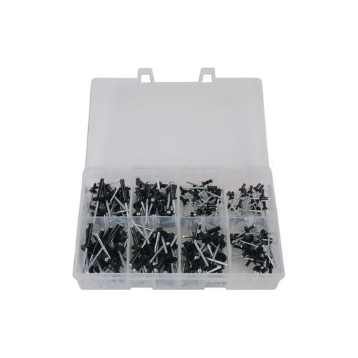 Tool Connection Assorted Popular Black Rivets 200pc 31844 Tool Connection - Dynamic Drive