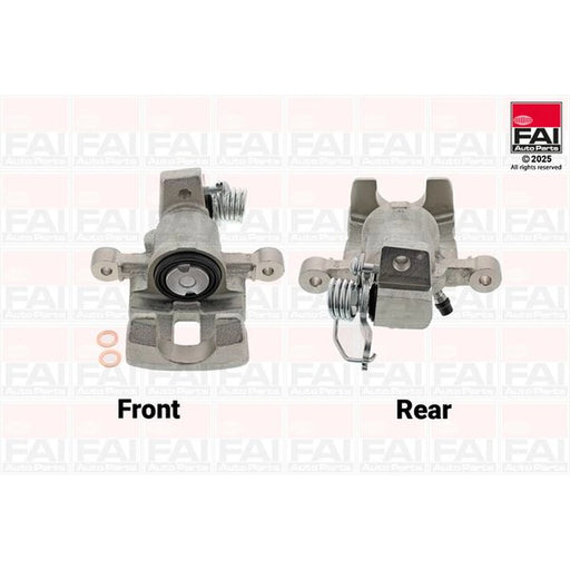 FAI Brake Caliper Assembly Rear Right fits Kia Picanto I 2004-2011 1.0 1.1