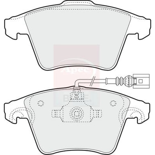 Apec Front Brake Pad Set PD3166