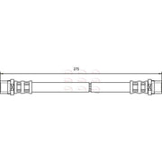 Apec Brake Hydraulic Hose Line inner HOS3601
