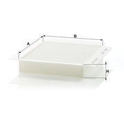 MANN-FILTER Service Kit with Air, Oil & Cabin Filters fits Mercedes-Benz M-Class