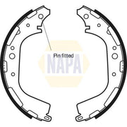 NAPA Brake Shoe Set Axle Kit fits Nissan Navara 1998-2001 2.5