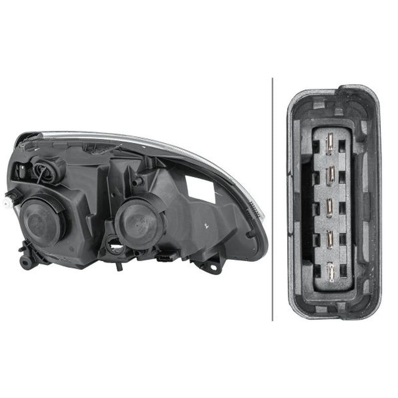 Hella Headlight Headlamp PY21W Left fits Renault Clio 1998-2016