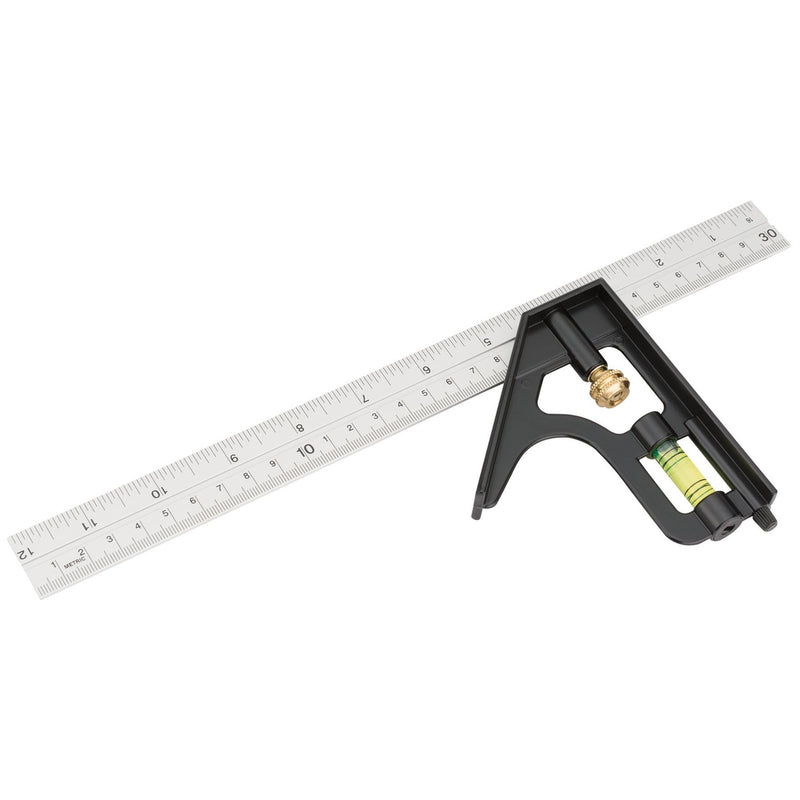 Draper Metric and Imperial Combination Square, 300mm 34703 Draper - Dynamic Drive