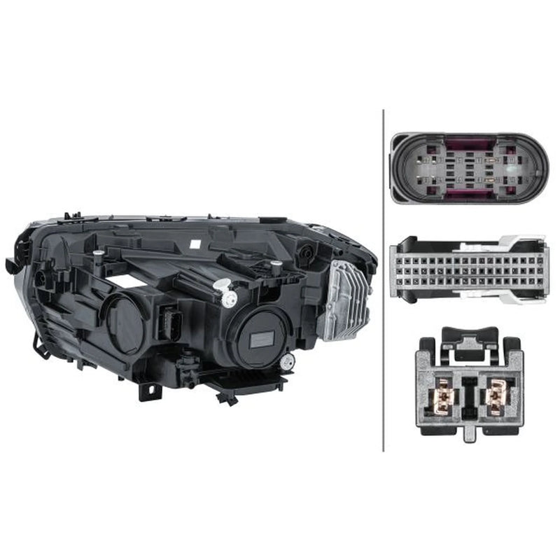 Hella Headlight Headlamp LED Right fits Mercedes-Benz Eqa 2021-2022