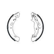 Mintex Brake Shoe Set Axle Kit fits Ford Fiesta 2010-2017 1.6
