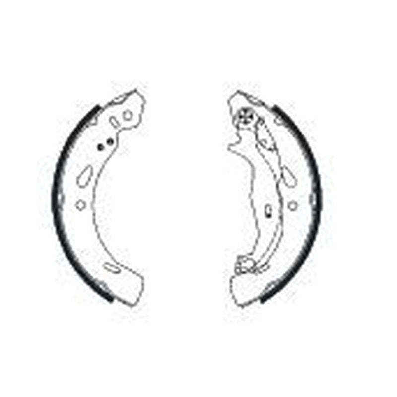 Mintex Brake Shoe Set Axle Kit fits Ford Fiesta 2010-2017 1.6