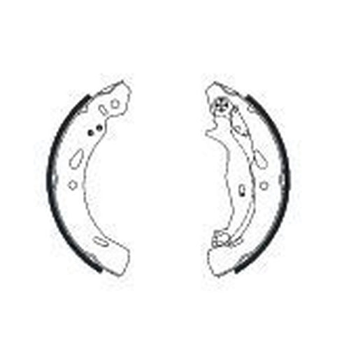 Mintex Brake Shoe Set Axle Kit fits Ford Fiesta 2010-2017 1.6
