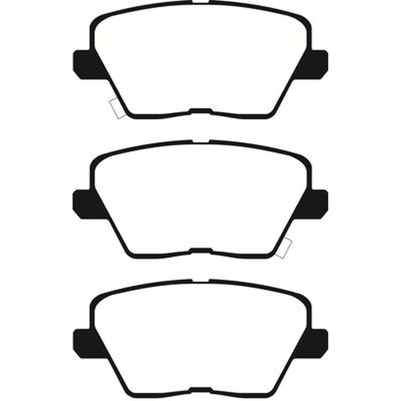 Abtex Rear Brake Pad Set fits Hyundai I30 2016-2020 1.0 1.4 1.5 1.6