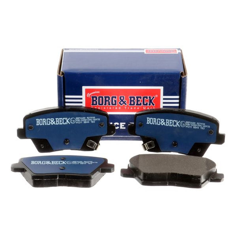 Borg & Beck Front & Rear Brake Discs & Pads fits Hyundai I30 2016 on 1.6