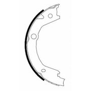 Mintex Parking Brake Shoe Set fits Hyundai Tucson 2004-2012 2.0