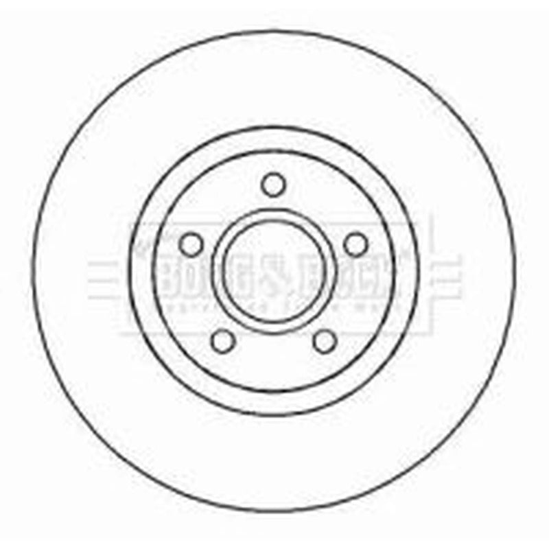 Borg & Beck Front & Rear Brake Discs & Pads fits Ford Grand C-Max 2015-2019 2.0