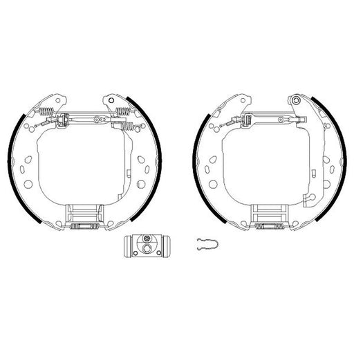Mintex Brake Shoe Set Axle Kit fits Ford Focus II Estate 2004-2011 1.6