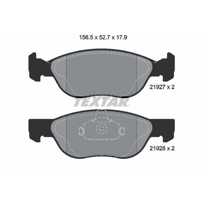 Textar Front Brake Pad Set 2192703
