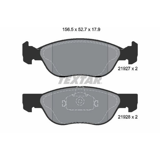 Textar Front Brake Pad Set 2192703