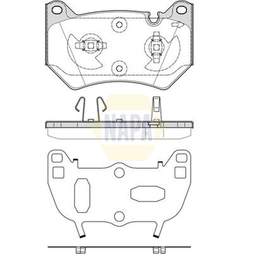 NAPA Front Brake Pad Set NBP1914