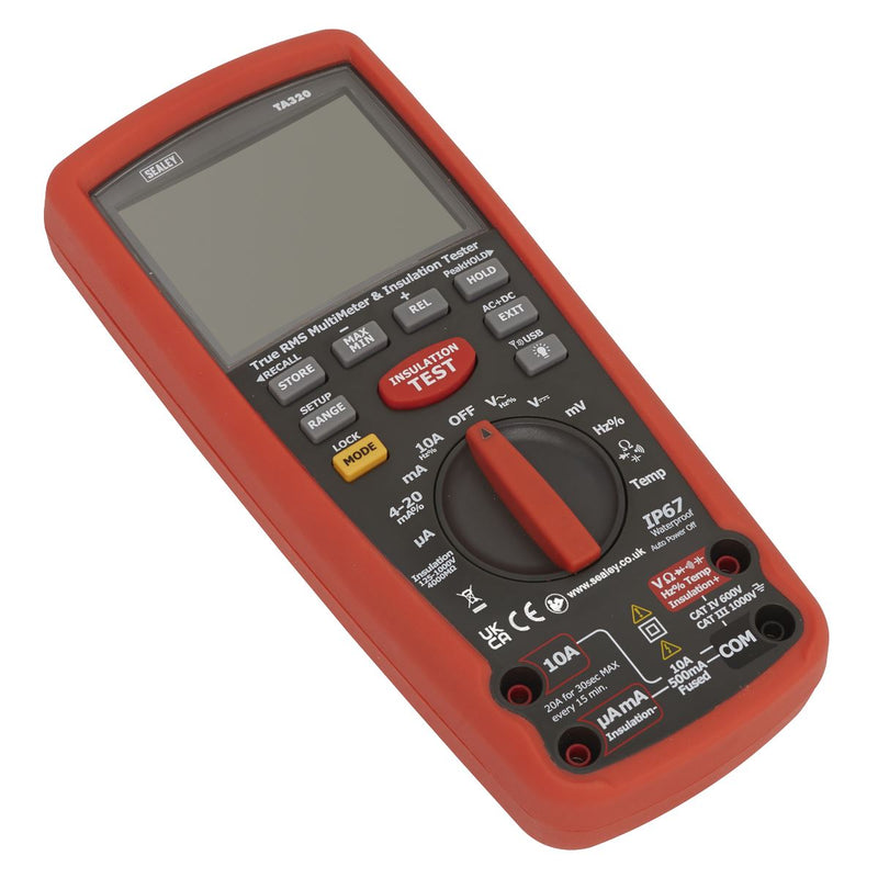 Sealey Digital Automotive Analyser/Insulation Tester Hybrid Vehicles TA320 Sealey - Dynamic Drive