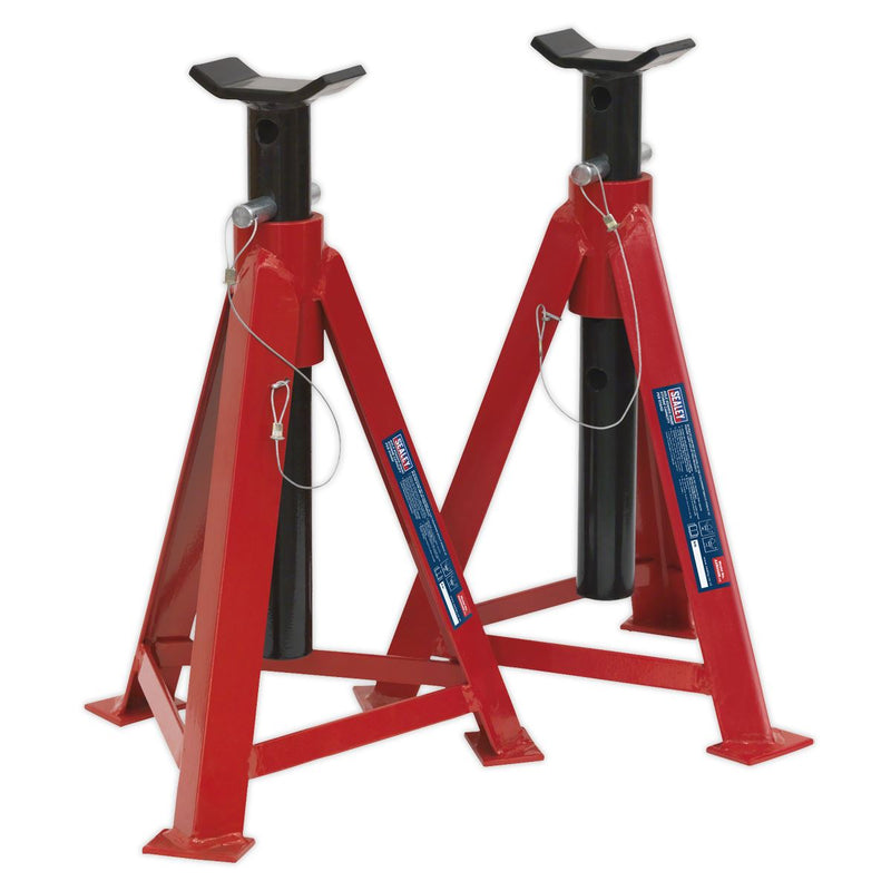 Sealey AXLe Stands (Pair) 5 Tonne Capacity per Stand AS5000M Sealey - Dynamic Drive