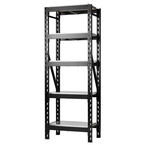 BUNKER® 22 Piece Modular 5 Tier Racking with Stainless Steel shelving 750-1500mm - image 1