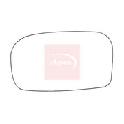 Apec Exterior Wing Mirror Glass Left fits Honda Civic VII 2000-2005