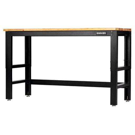 bunker® Workbench with Hardwood worktop 1550-1830mm - image 1