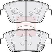 Apec Front Brake Pad Set fits Kia Optima 2012-2015 1.7