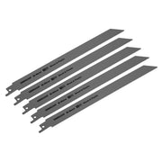Sealey Reciprocating Saw Blade Wood & Plastics 230mm 10tpi Pack of 5 SRBR922HF Sealey - Dynamic Drive