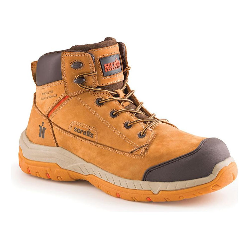 Scruffs Solleret Safety Boots Tan Size 12 / 47 Scruffs - Dynamic Drive