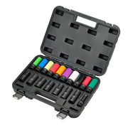 Draper Wheel Nut Socket Set, 1/2" Sq. Dr. (18 Piece) - AWNSS/18 - image 1