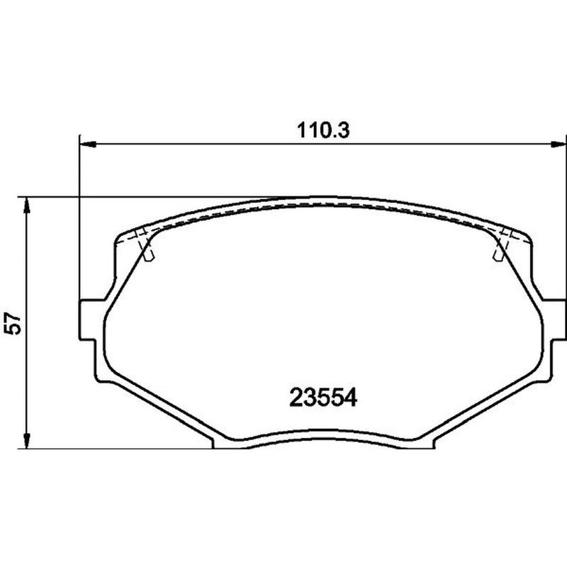 DON Front Brake Internally Vented Discs & Pads fits Mazda MX-5 1990-1998 1.6
