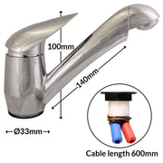 Single Lever Pelican Mixer Tap for Caravan/Motorhome Nova - Dynamic Drive