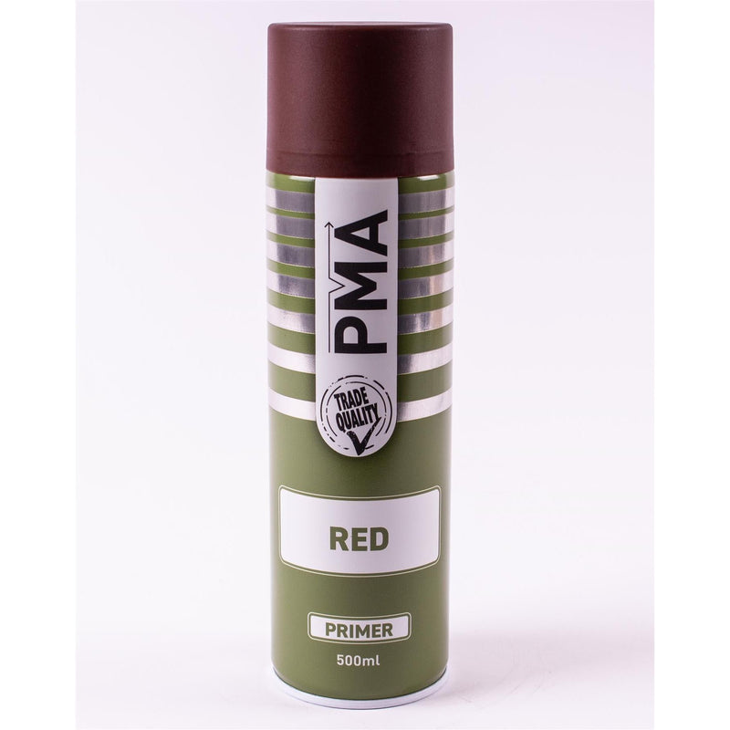 6 x PMA Tough Durable Primer Spray Paint - Red - 500ml PCPA1021 PMA - Dynamic Drive