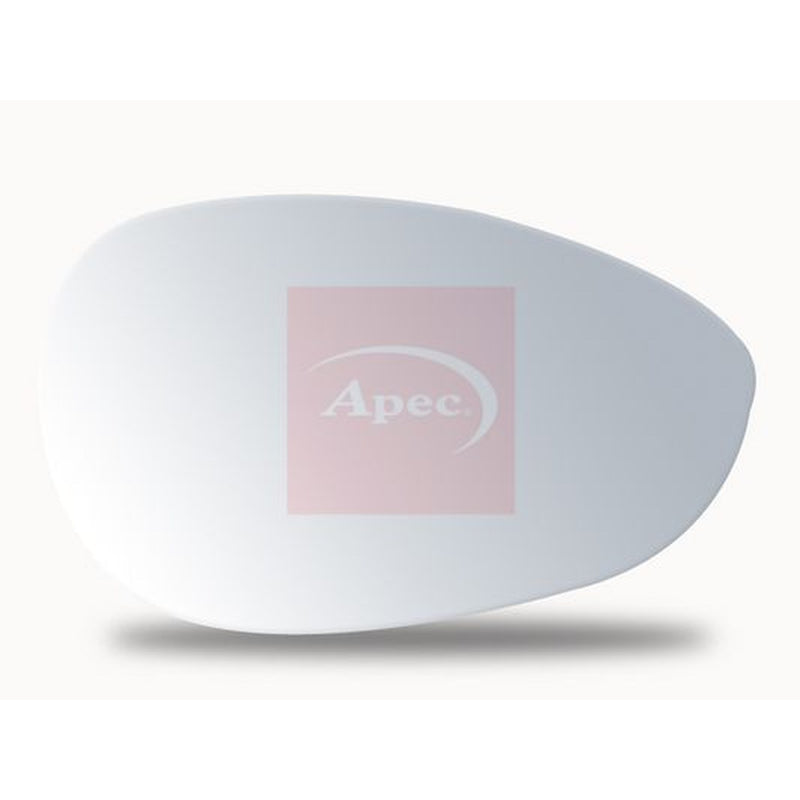 Apec Exterior Wing Mirror Glass Right fits Abarth 500 / 595 / 695 2008 on 1.4