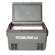 myCOOLMAN 60L Portable Fridge/Freezer Single Zone 12/24V DC + 240V AC Bluetooth App Control