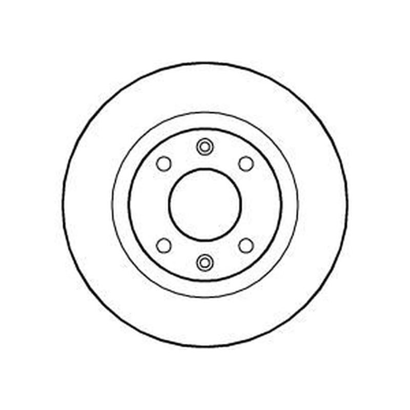 Abtex 2 x Front Brake Discs BD623S-x2