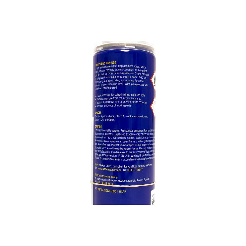 6x NAPA Multi Purpose Lubricant Spray Cleans Protect Rust Penetrating Oil 500ml NAPA - Dynamic Drive