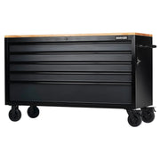 BUNKER 5 Drawer Workbench Roller Tool Cabinet, 61", Grey - B100-61G5D - image 1
