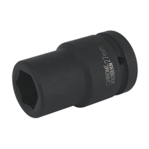 Sealey Impact Socket 27mm Deep 1"Sq Drive IS127D Sealey - Dynamic Drive